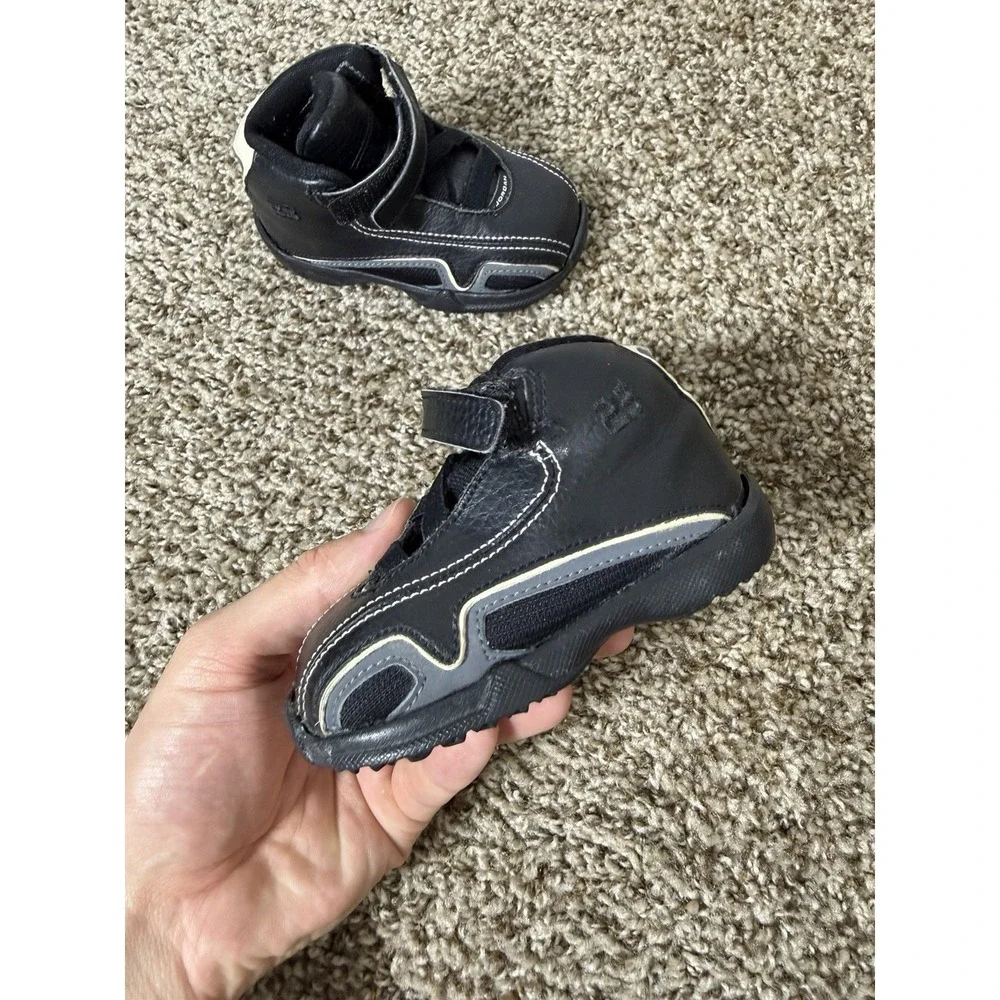 2005 Vintage Baby Jordan XXI Black Grey sz 4C‎ newborn infant shoes.